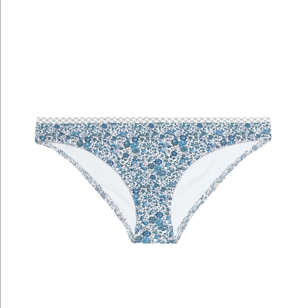 Karla Colletto Lapis Floral-Printed Bikini Bottoms